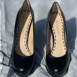 Enzo Angiolini Smiles Leather 5" Platform Heels